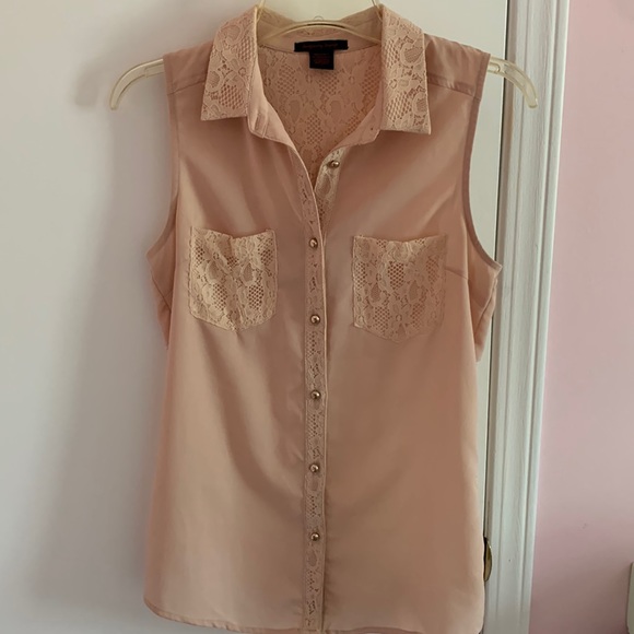 Dusty Rose sleeveless blouse - Picture 1 of 3